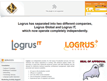 Tablet Screenshot of logrus.net